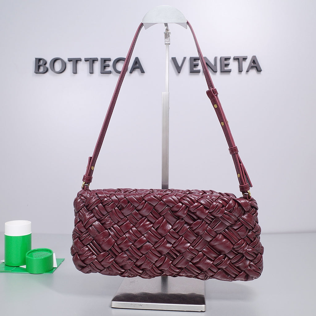 Bottega Veneta 785780 Purple & Red Designer Handbag - detail image 4