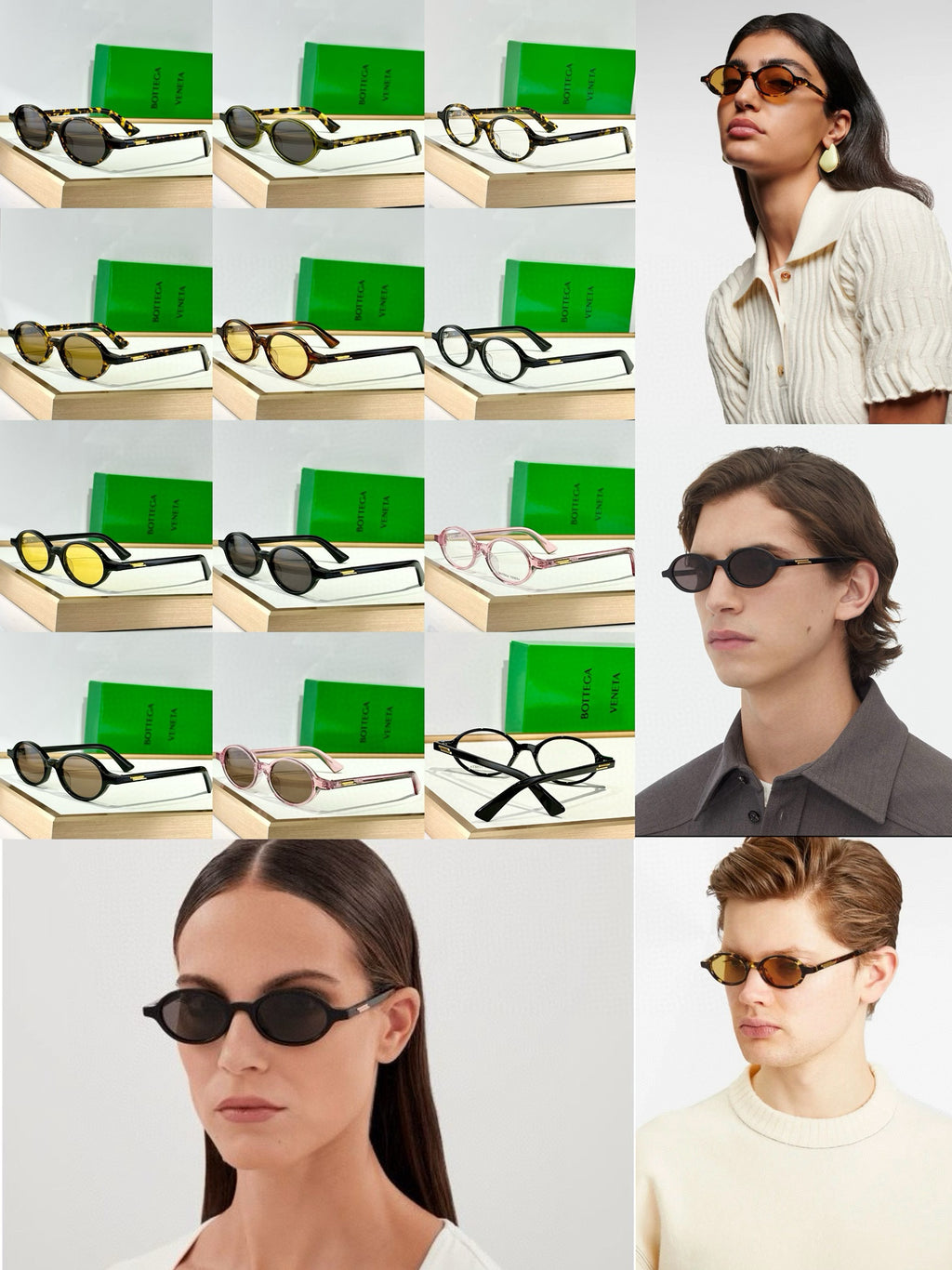 Bottega Veneta BV1388S Green Designer Sunglasses 47-19 mm Edition 2 - detail image 9