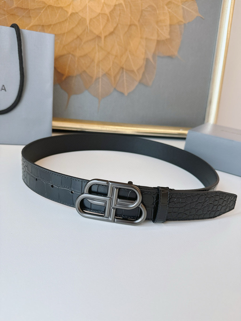 Balenciaga 5703701ROBY1000 Black Designer Belt Edition 3