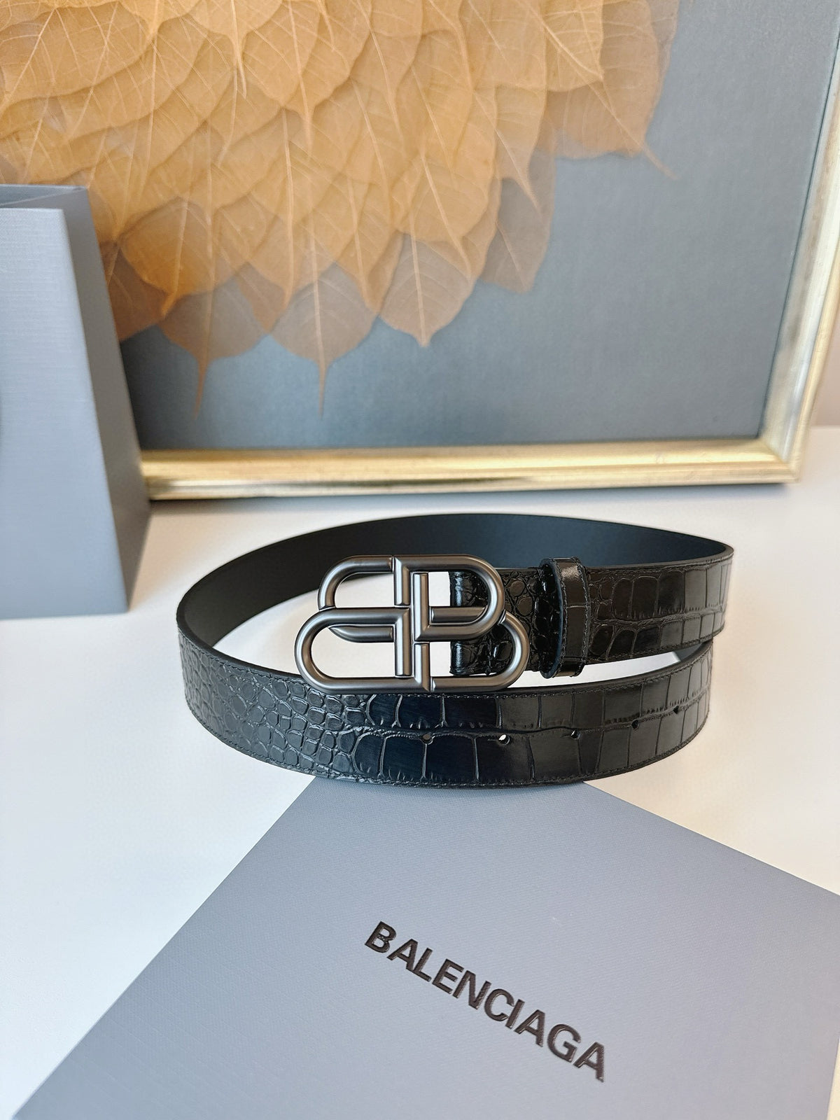 Balenciaga 5703701ROBY1000 Black Designer Belt Edition 3 - detail image 3
