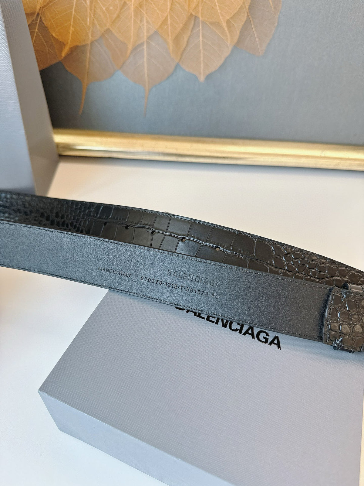 Balenciaga 5703701ROBY1000 Black Designer Belt Edition 3 - detail image 6