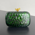 Bottega Veneta 20X12X5 Black & Green Designer Handbag