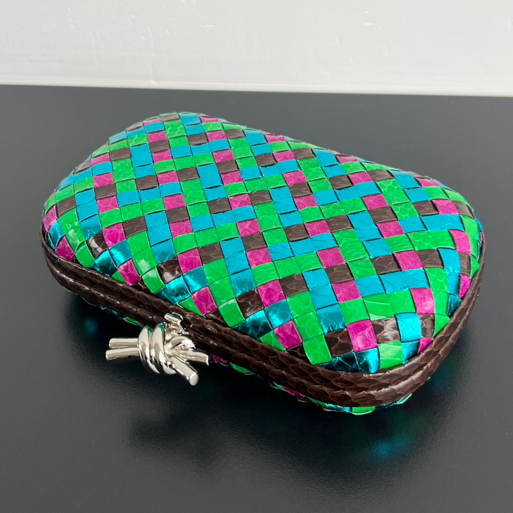 Bottega Veneta 20X12X5 Black & Green Designer Handbag Edition 2 - detail image 4