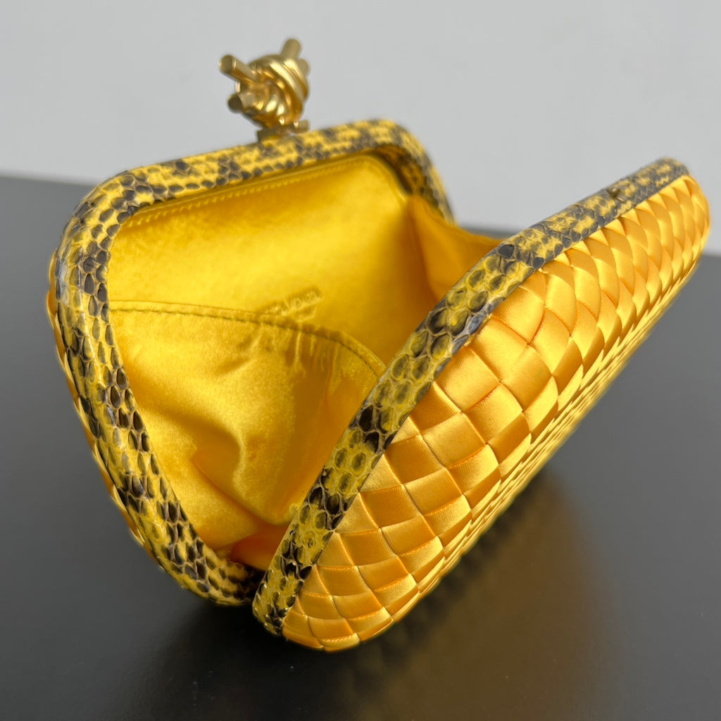 Bottega Veneta 20X12X5 Yellow Designer Handbag - detail image 6