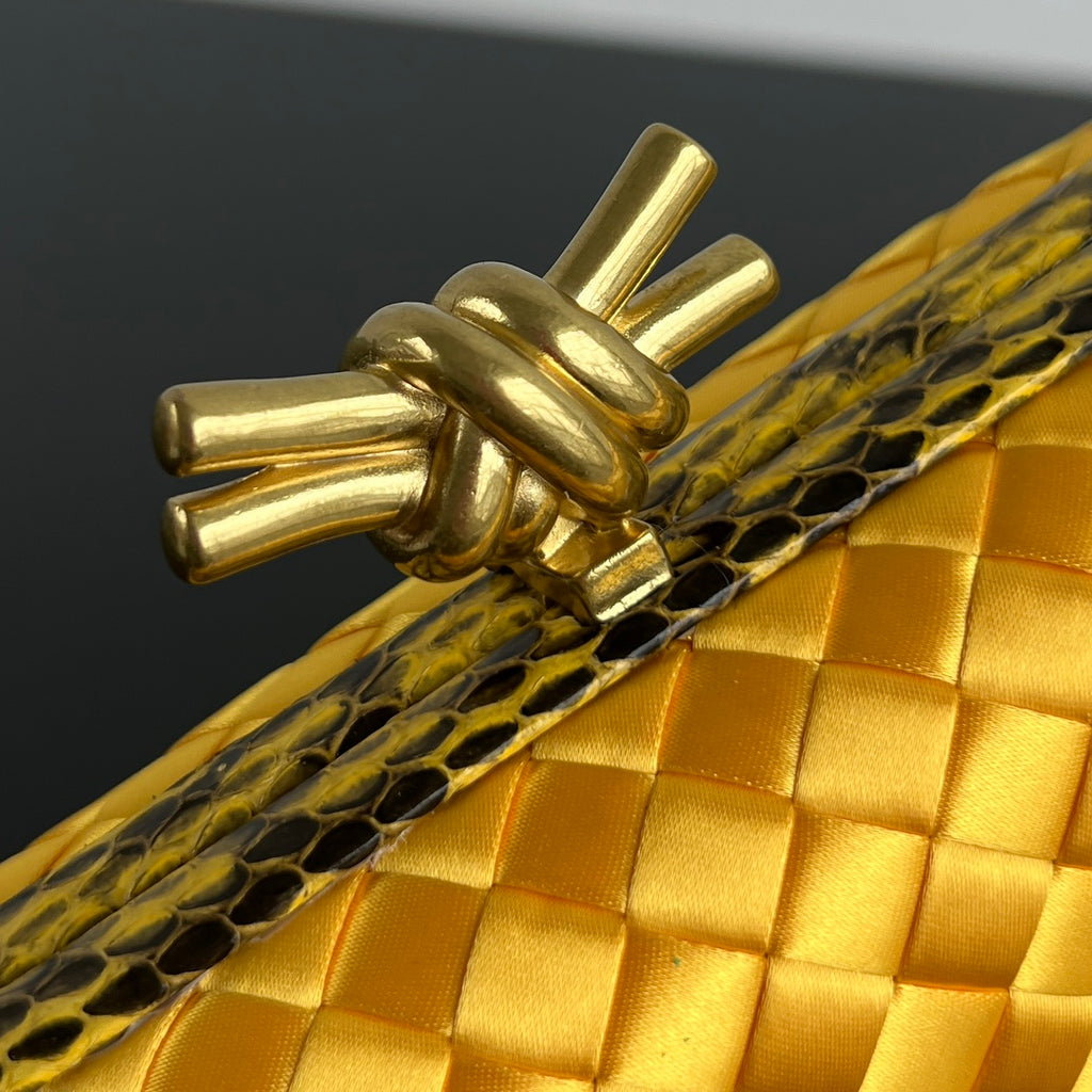 Bottega Veneta 20X12X5 Yellow Designer Handbag - detail image 7