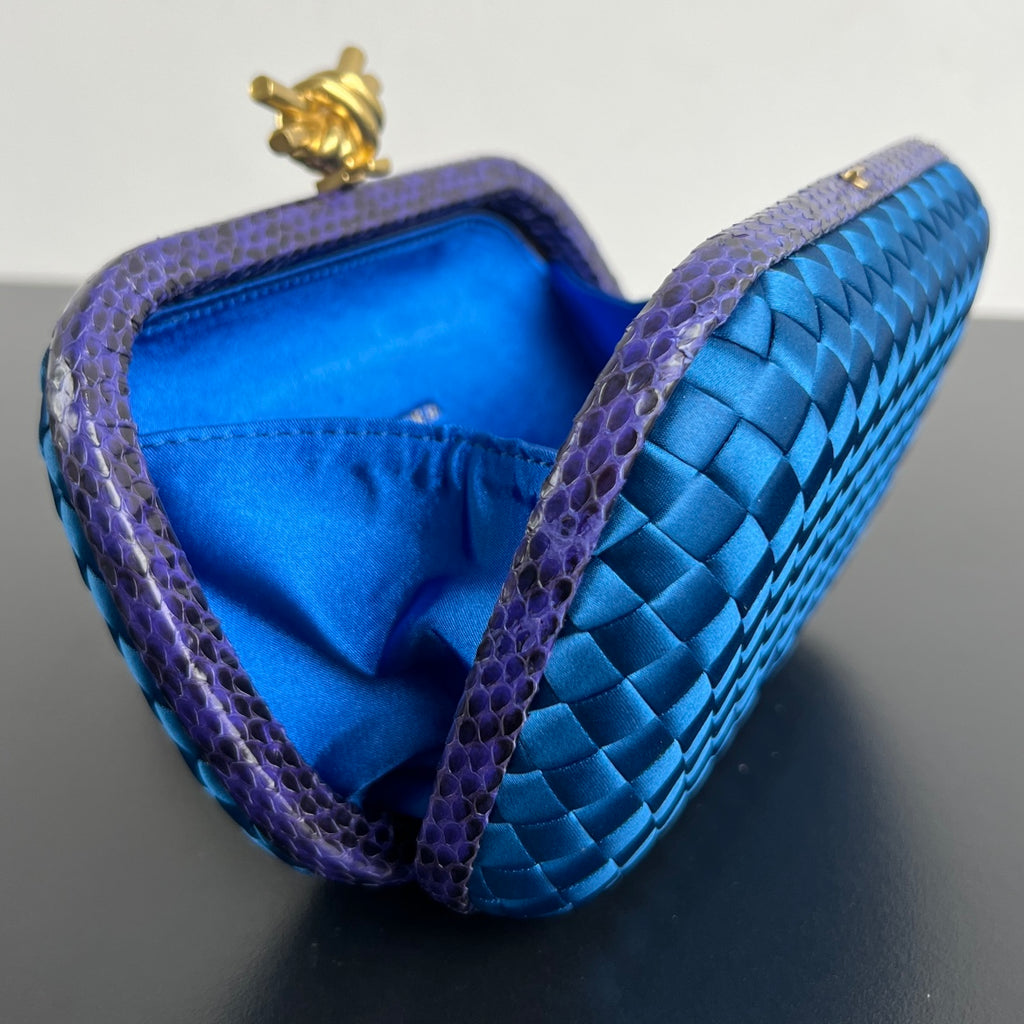 Bottega Veneta 20X12X5 Blue Designer Handbag Edition 3 - detail image 8