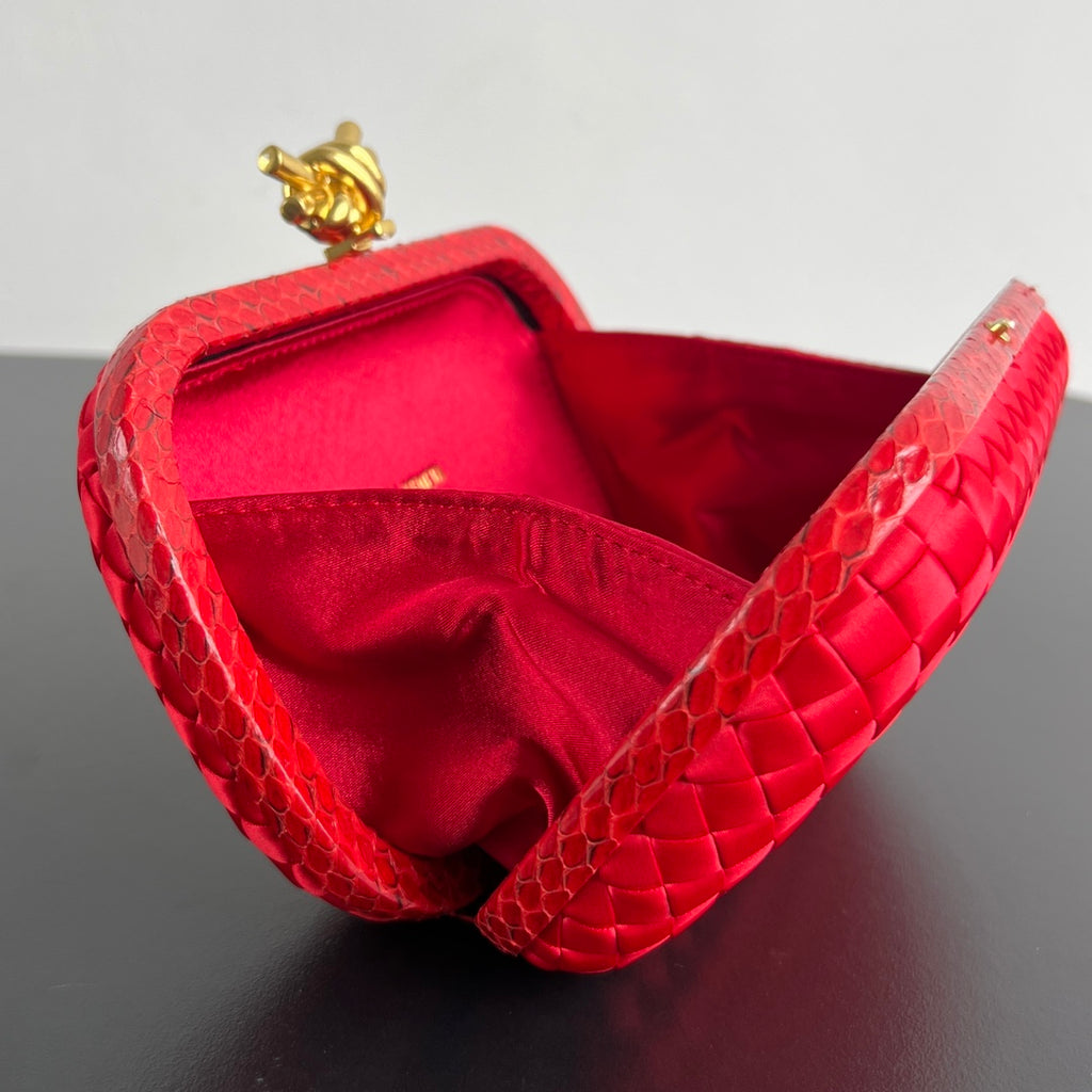 Bottega Veneta 20X12X5 Red Designer Handbag Edition 2 - detail image 8
