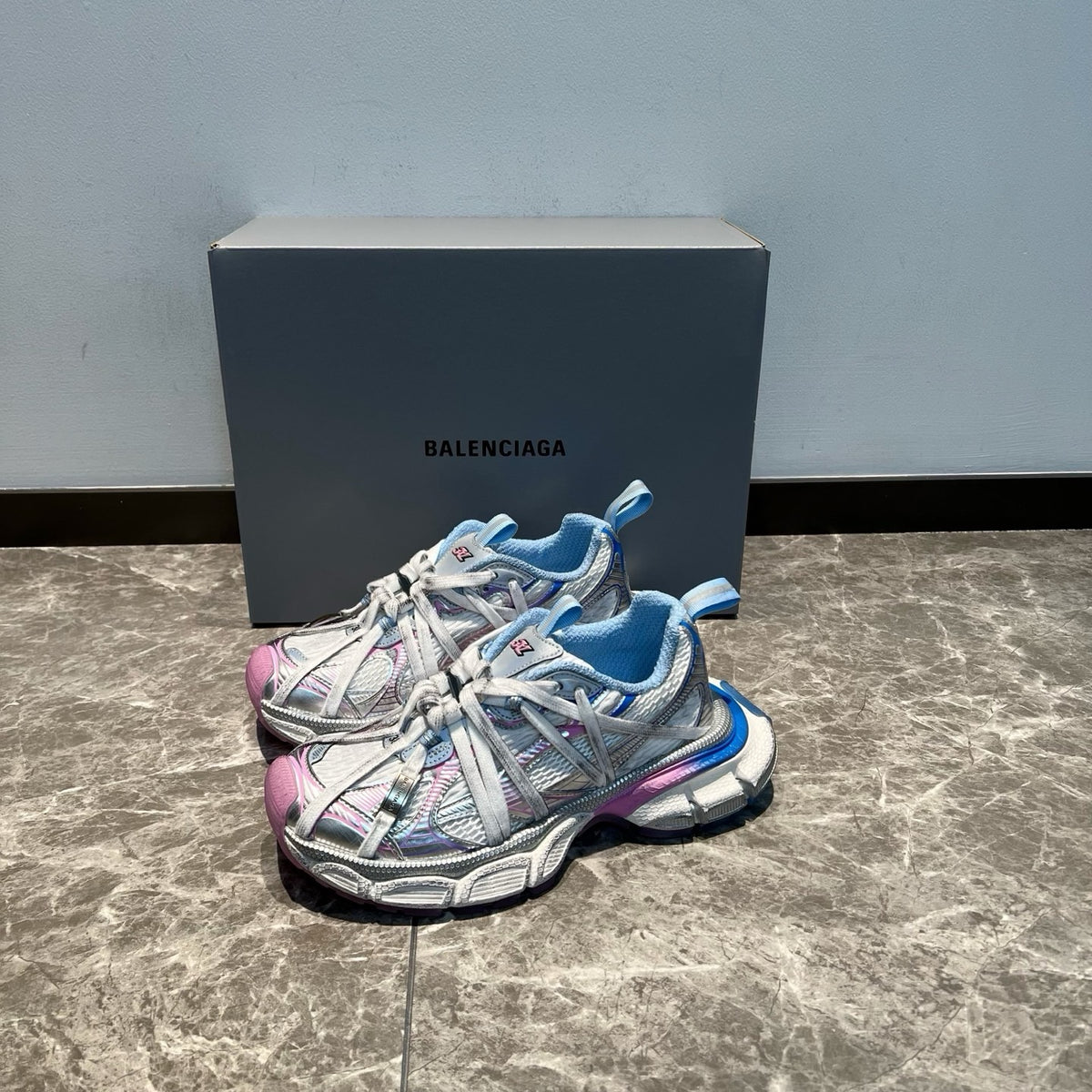 Balenciaga Black & Blue Designer Shoes EU 35-46 - detail image 2