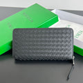 Bottega Veneta 19X10X2 Black & Green Designer Wallet