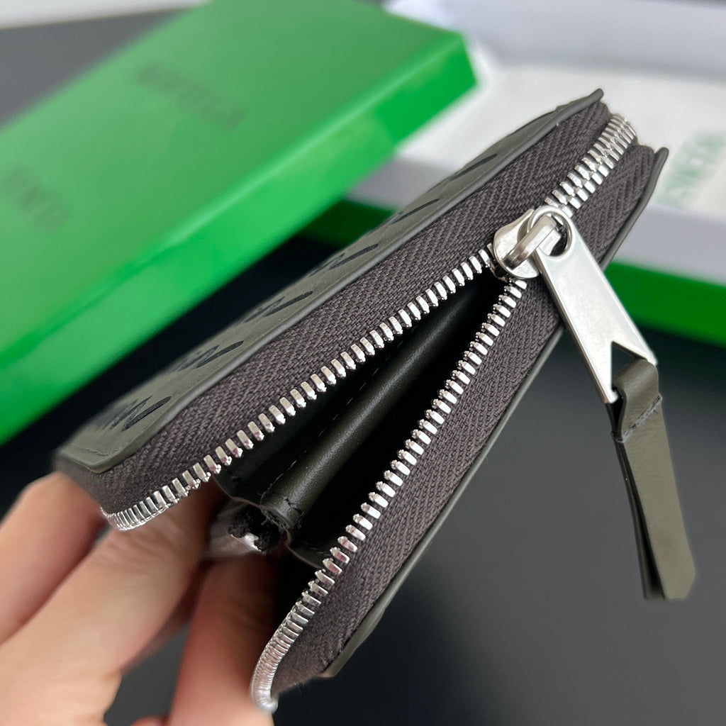Bottega Veneta 19X10X2 Black & Green Designer Wallet Edition 2 - detail image 6