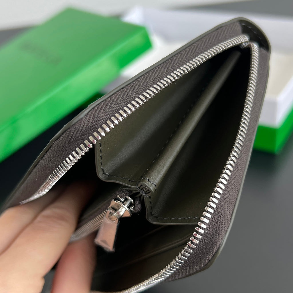 Bottega Veneta 19X10X2 Black & Green Designer Wallet Edition 2 - detail image 7
