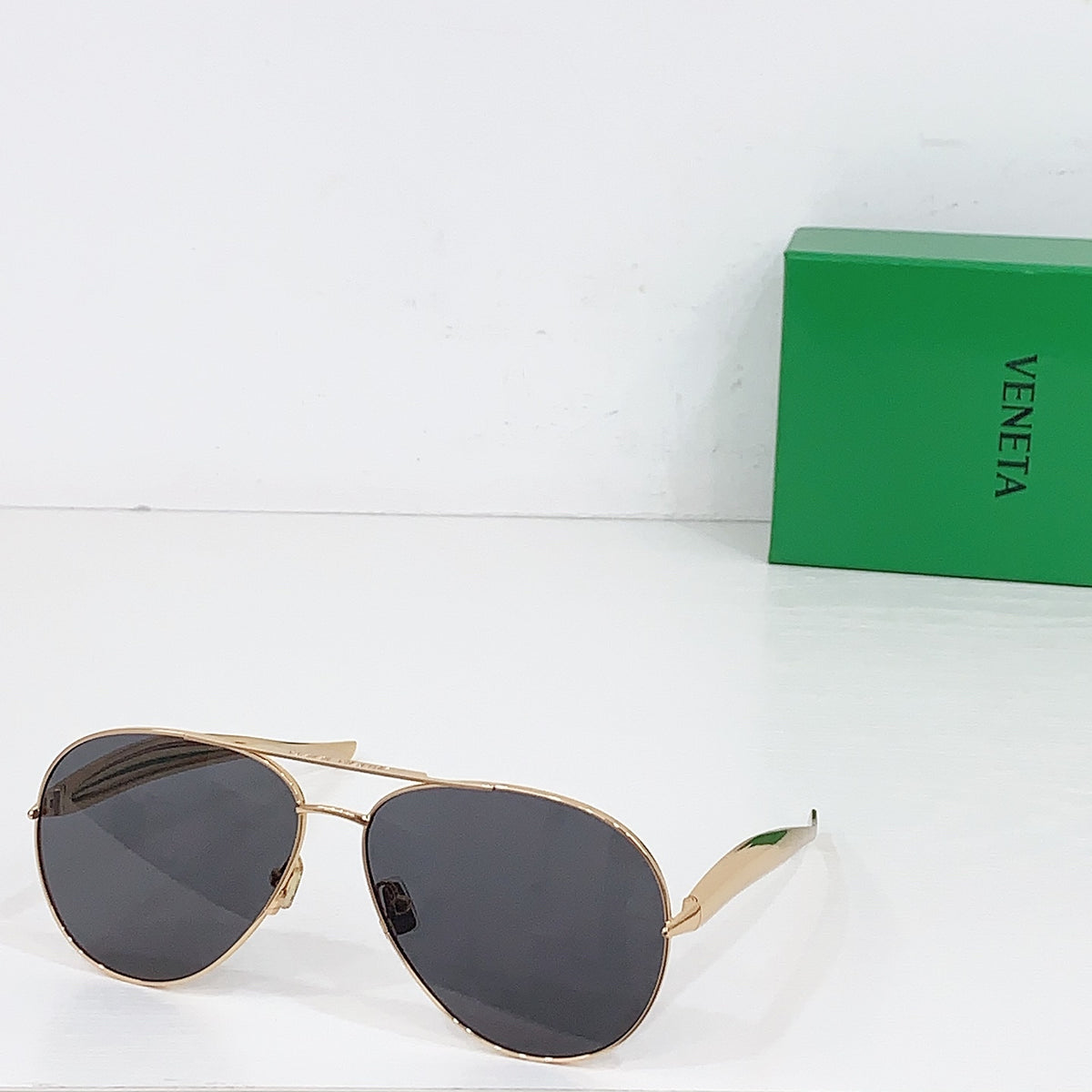 Bottega Veneta BV1305S Green Designer Sunglasses 64-13-135 mm Edition 2 - detail image 4