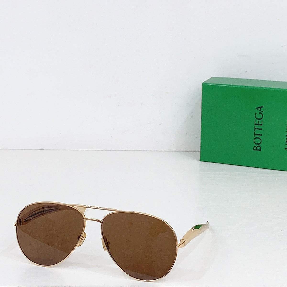 Bottega Veneta BV1305S Green Designer Sunglasses 64-13-135 mm Edition 2 - detail image 8