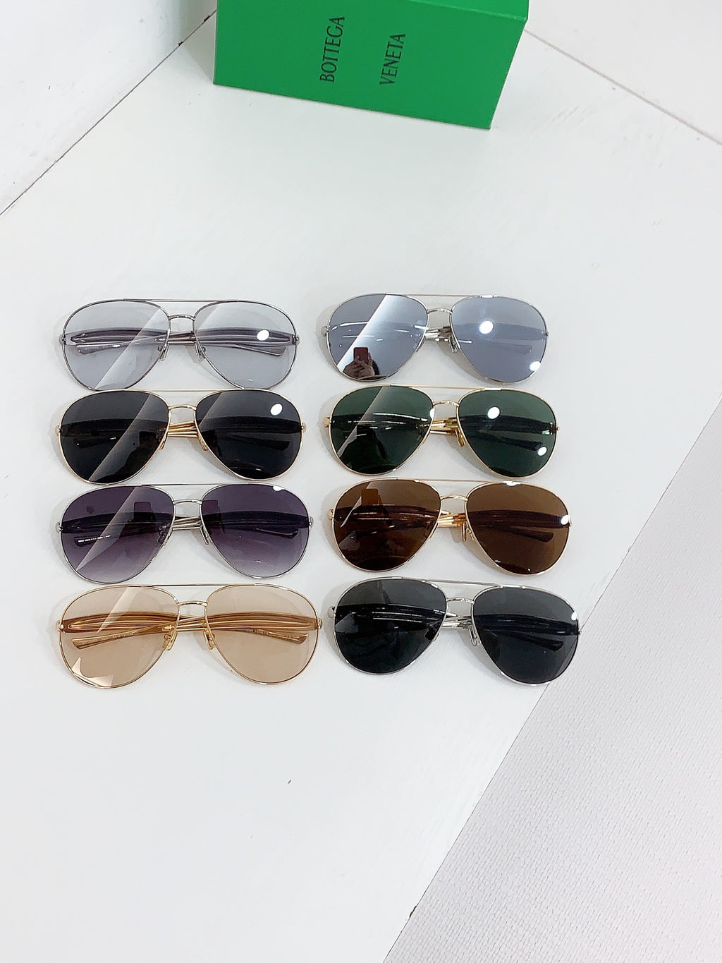 Bottega Veneta BV1305S Green Designer Sunglasses 64-13-135 mm Edition 2 - detail image 9