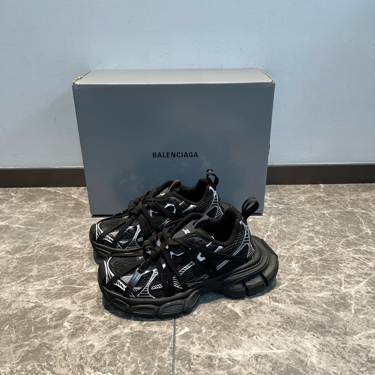 Balenciaga Black & Blue Designer Shoes EU 35-46 - detail image 6