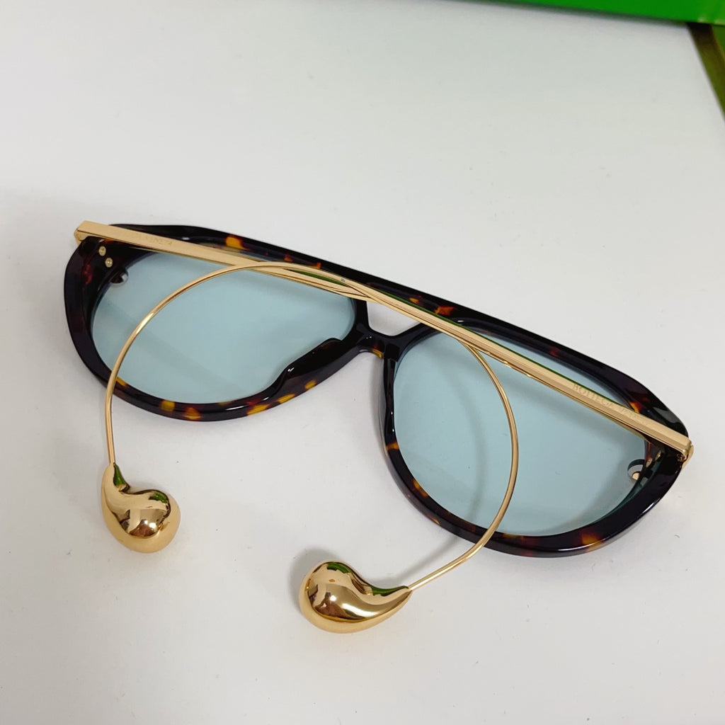 Bottega Veneta BV1273S Green Designer Sunglasses 63-12 mm Edition 3 - detail image 7