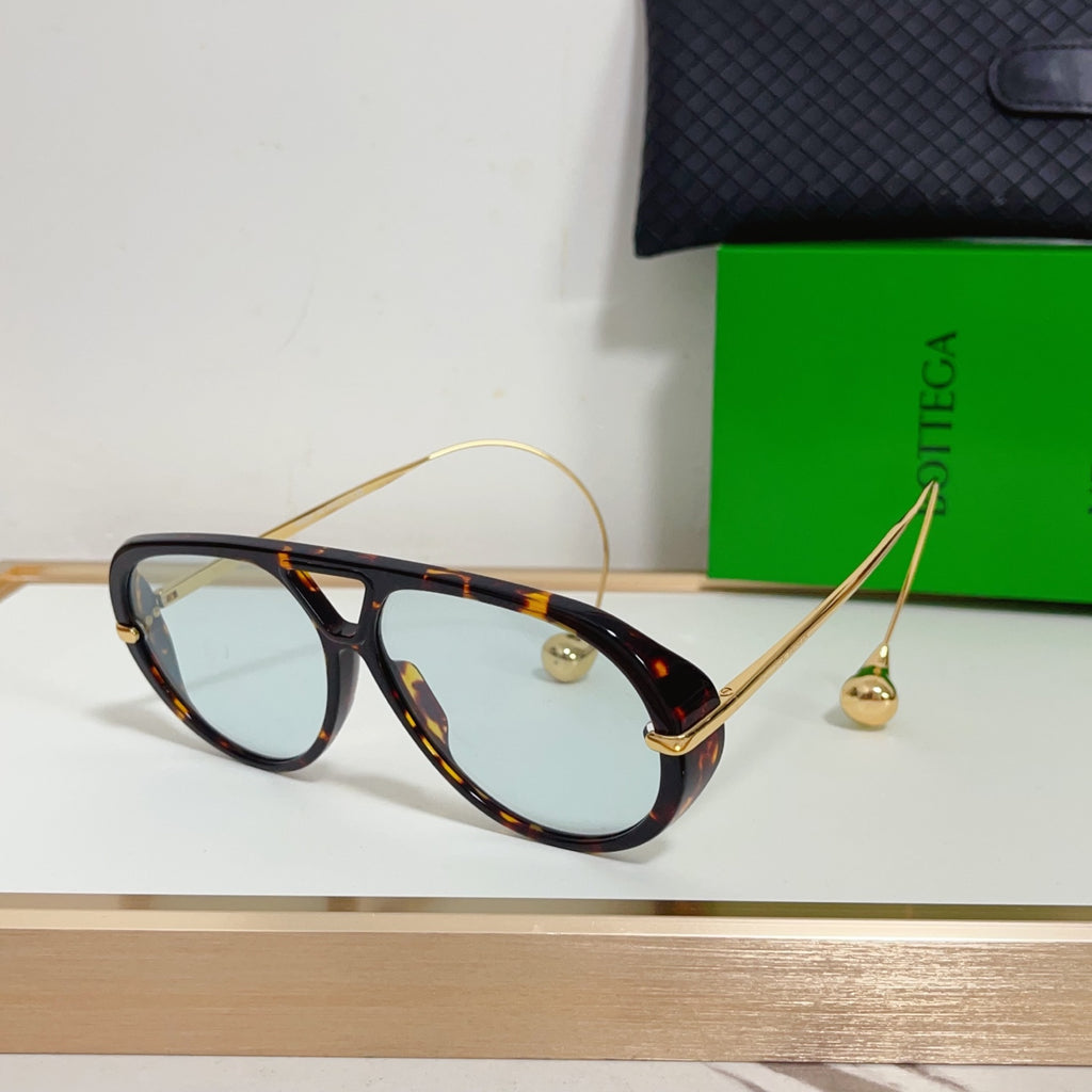 Bottega Veneta BV1273S Green Designer Sunglasses 63-12 mm Edition 3 - detail image 4