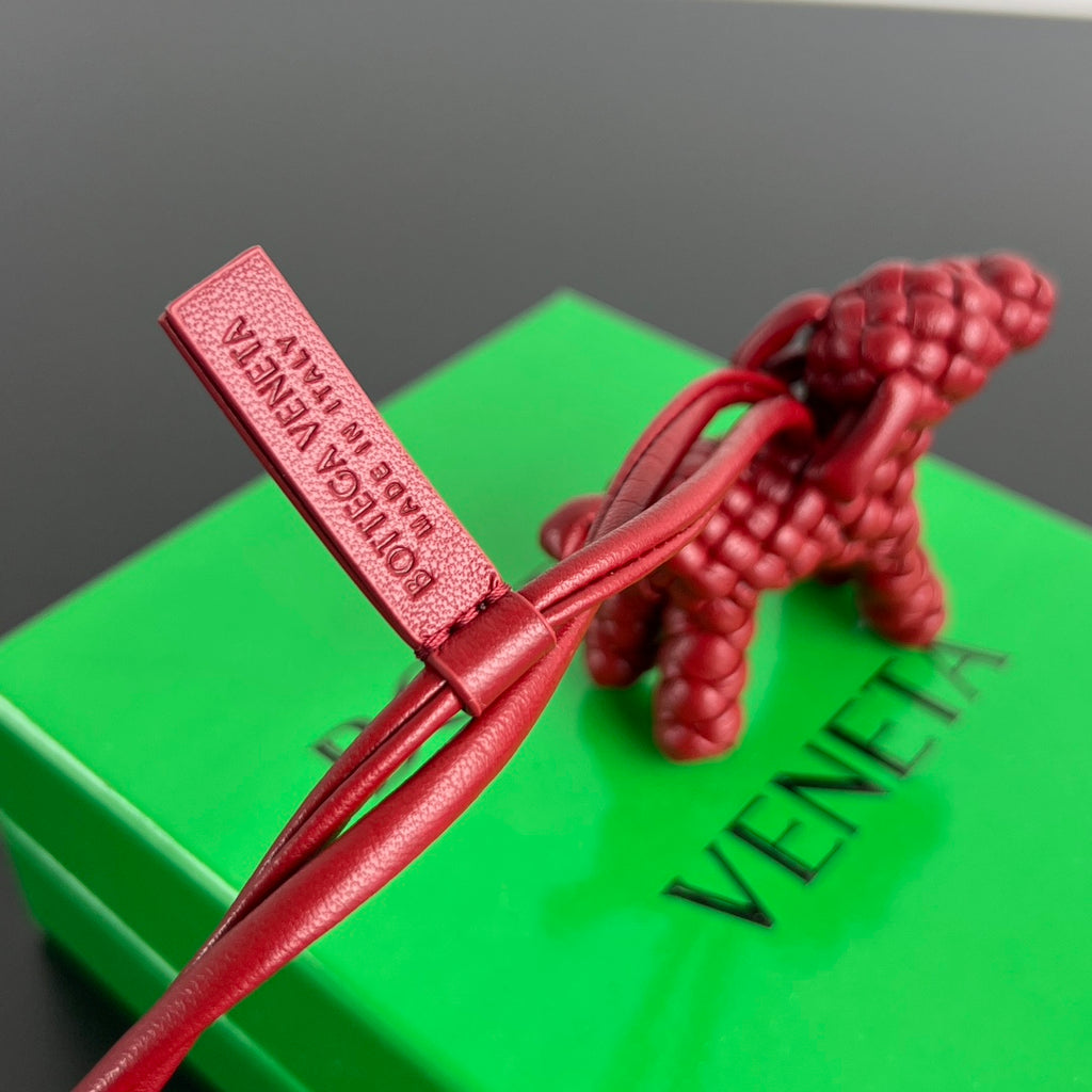 Bottega Veneta Green & Red Designer Handbag - detail image 6