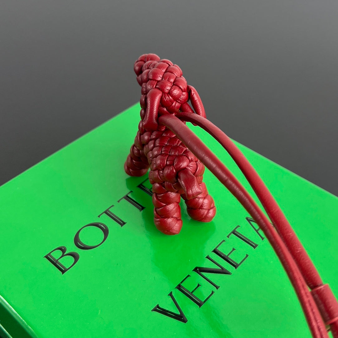 Bottega Veneta Green & Red Designer Handbag - detail image 5