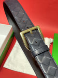 Bottega Veneta 826771V5N211019 Royal Blue & Blue Designer Belt
