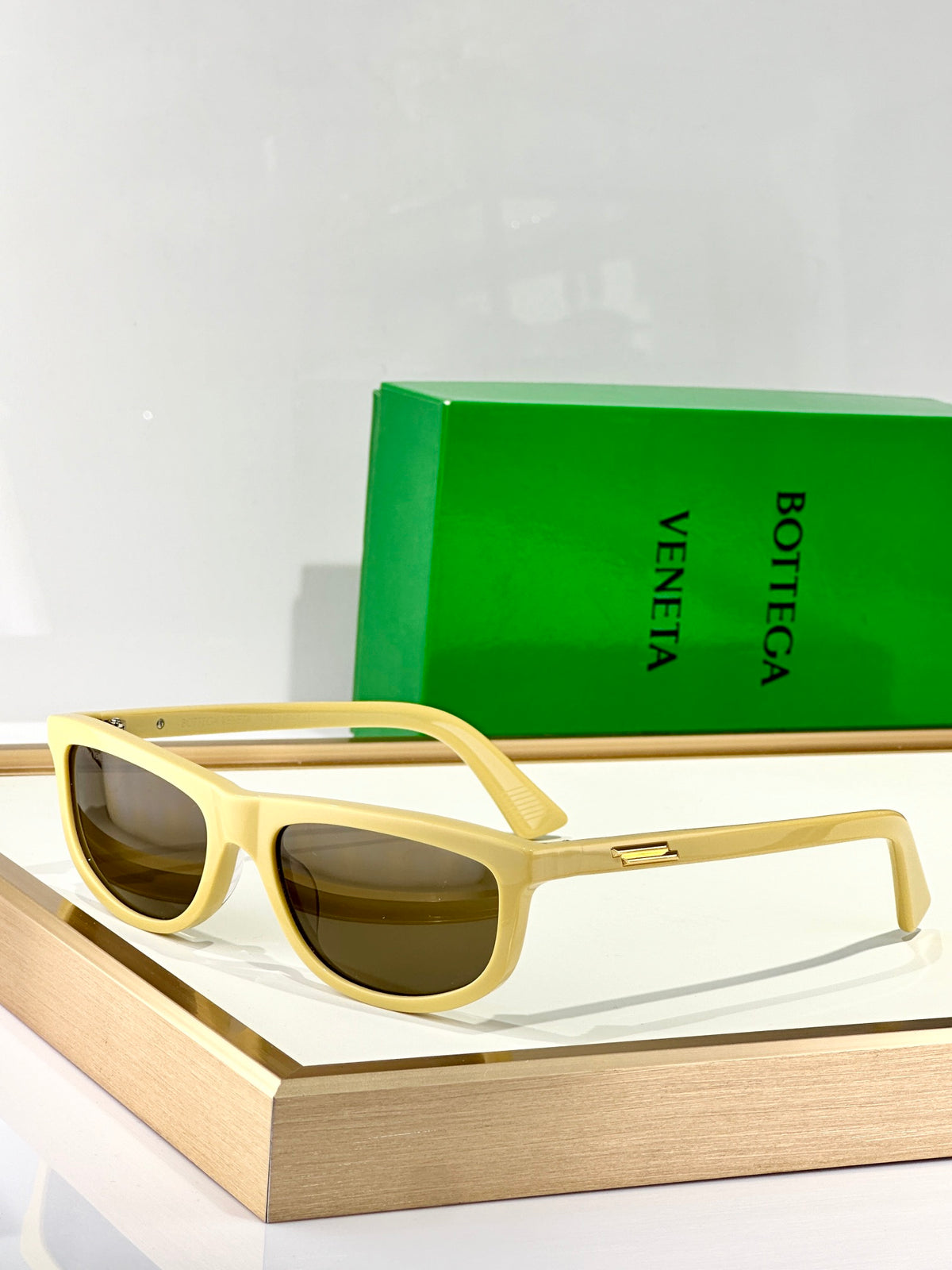 Bottega Veneta BV1327S Green Designer Sunglasses 58-17-125 mm - detail image 3
