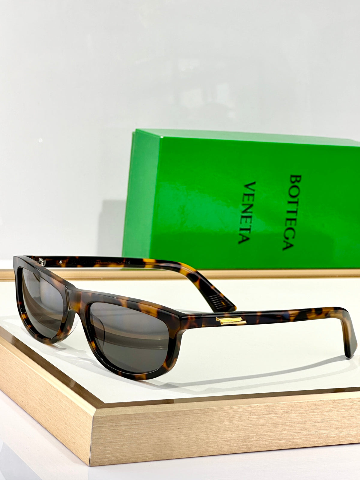 Bottega Veneta BV1327S Green Designer Sunglasses 58-17-125 mm - detail image 7