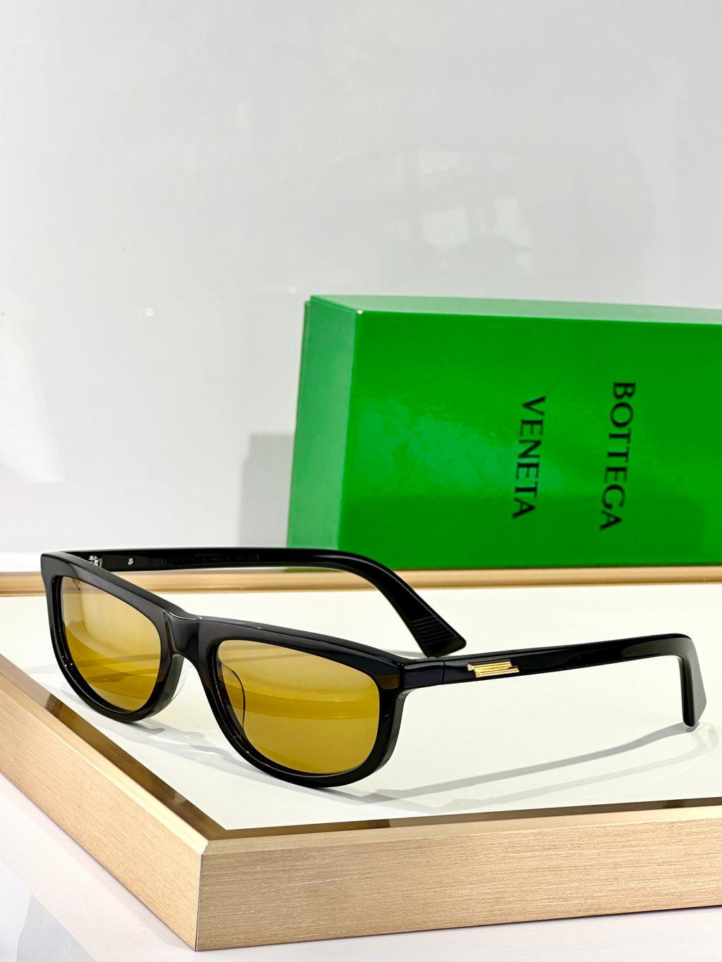 Bottega Veneta BV1327S Green Designer Sunglasses 58-17-125 mm - detail image 6