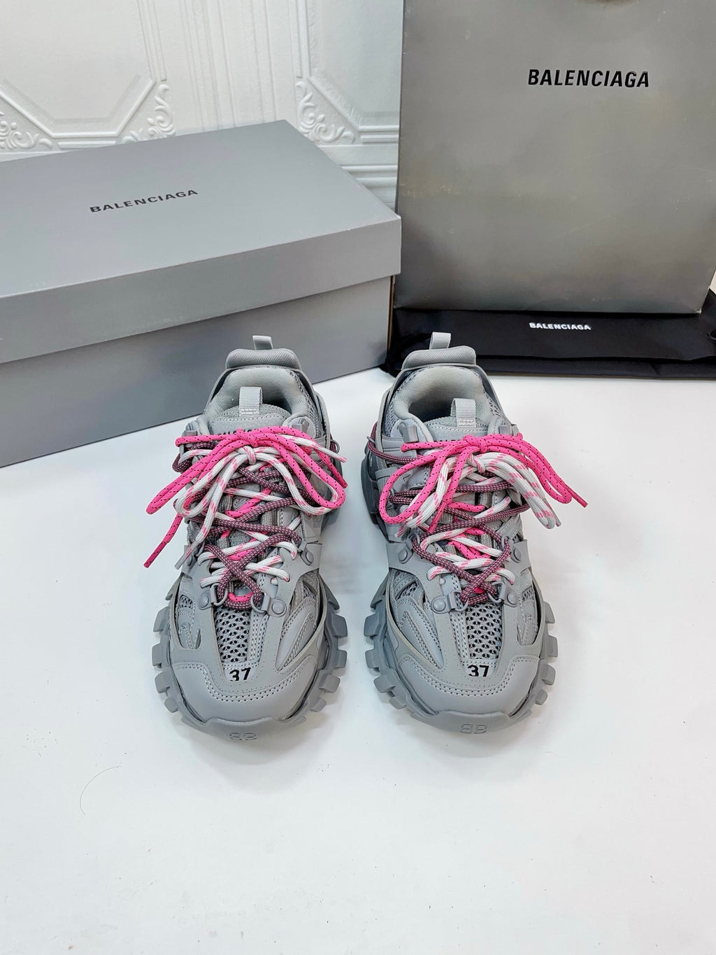 Balenciaga Gray Designer Shoes - detail image 4