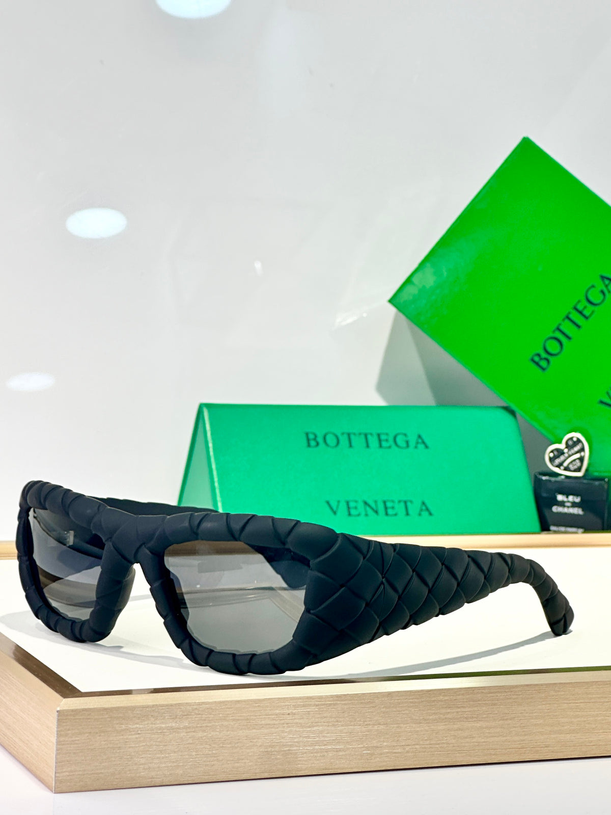 Bottega Veneta BV1303S Green Designer Sunglasses 56-19 mm