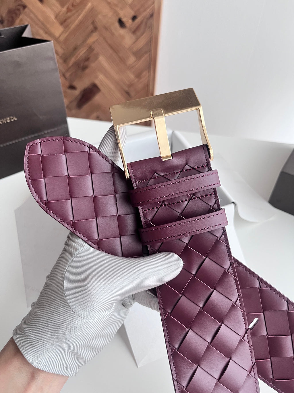 Bottega Veneta 826206V4R442250 Burgundy & Red Designer Watch - detail image 4