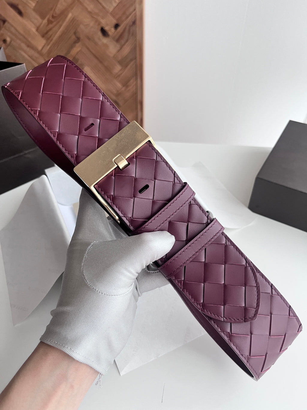 Bottega Veneta 826206V4R442250 Burgundy & Red Designer Watch - detail image 5