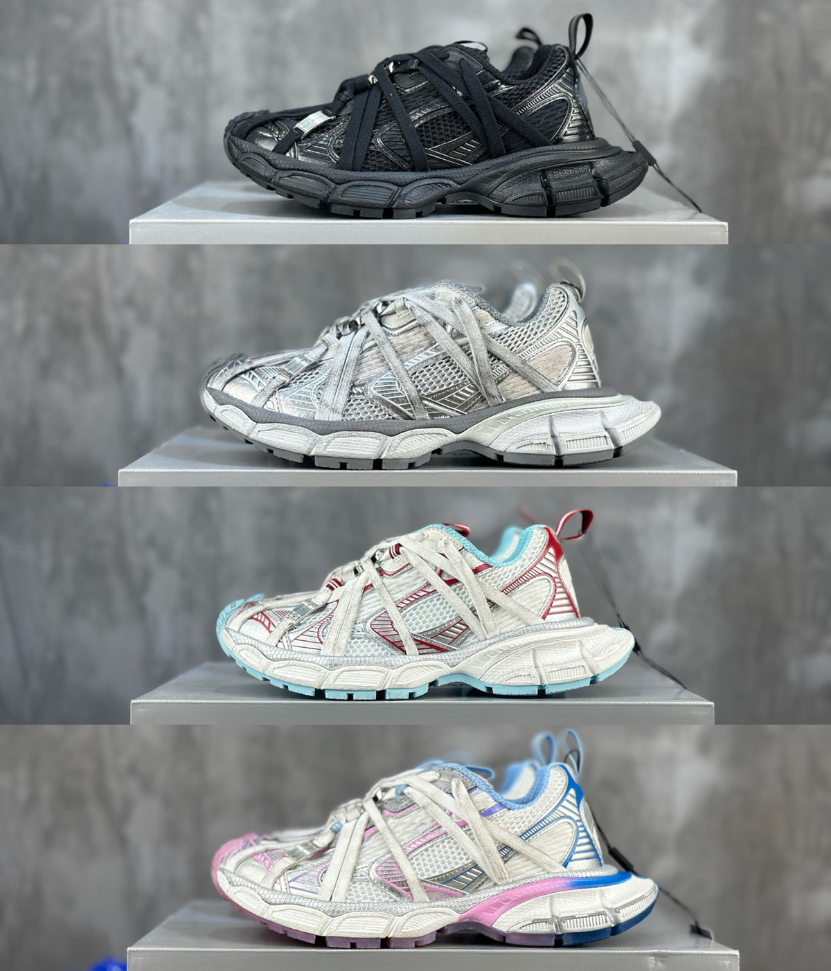 Balenciaga Gray Designer Shoes EU 35-46 Edition 19