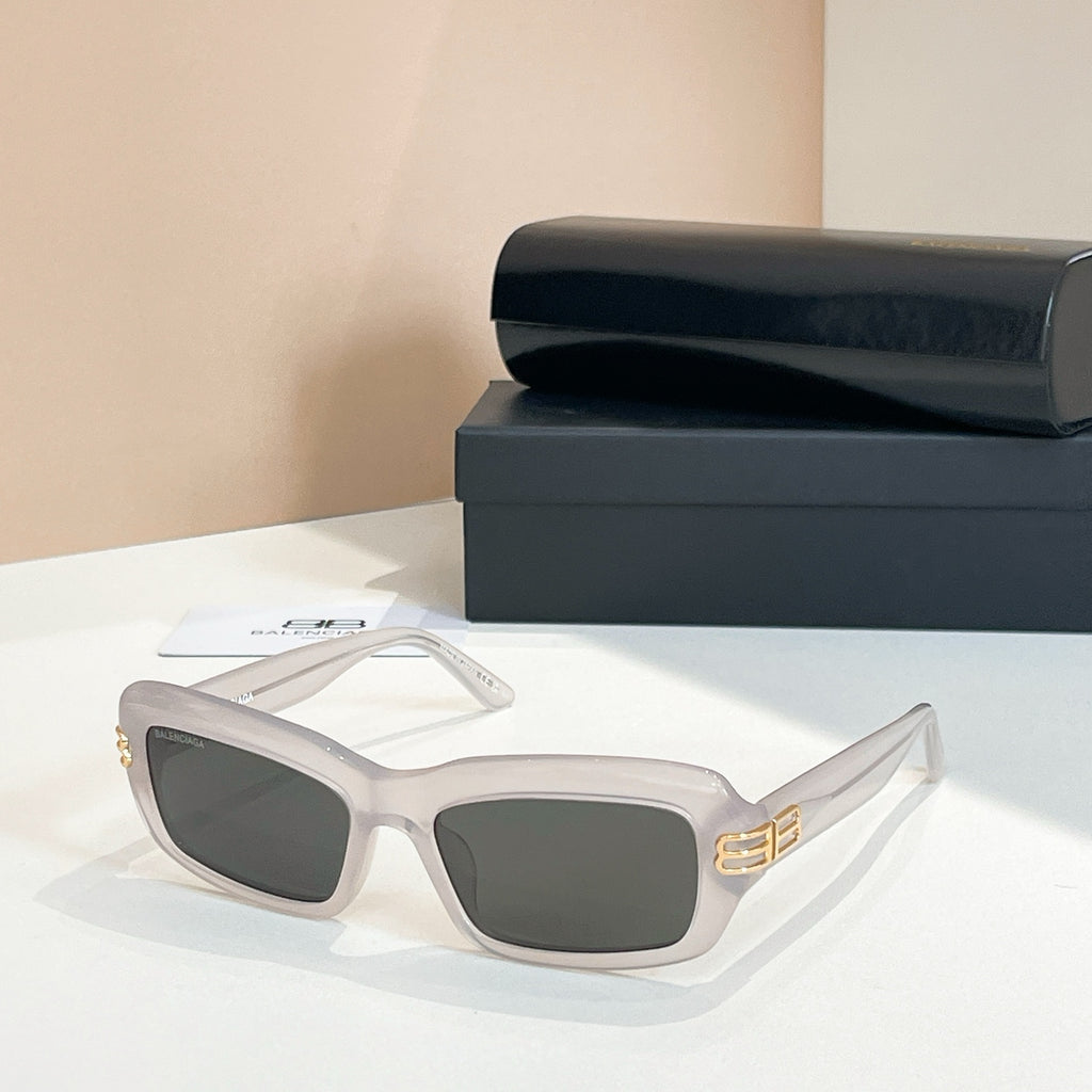 Balenciaga BB0432S Black & Rose Gold Designer Sunglasses 57-18-140 mm