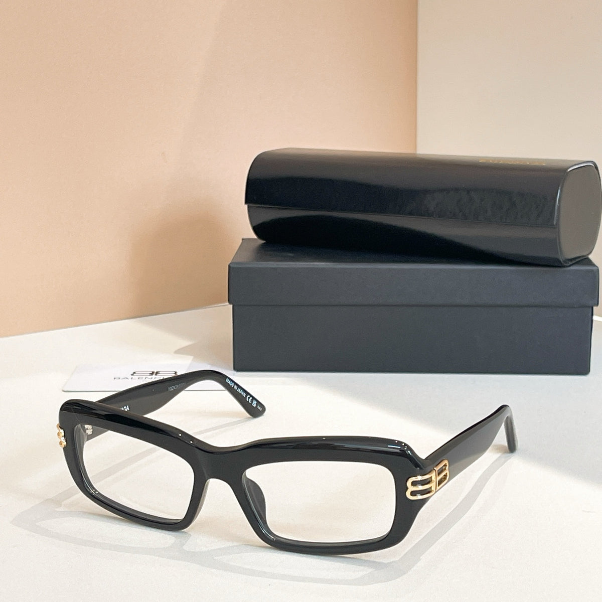Balenciaga BB0432S Black & Rose Gold Designer Sunglasses 57-18-140 mm - detail image 8