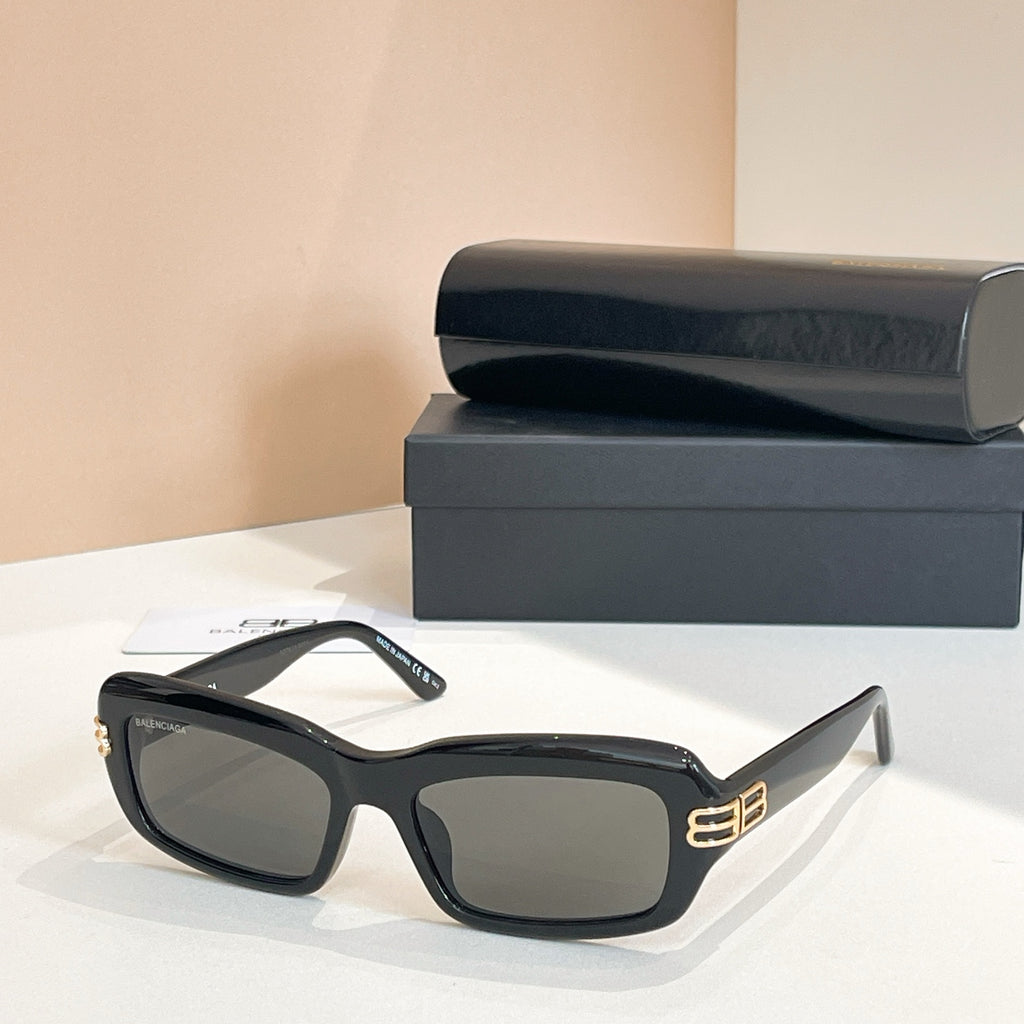 Balenciaga BB0432S Black & Rose Gold Designer Sunglasses 57-18-140 mm - detail image 3
