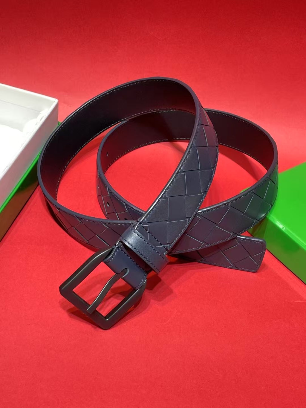 Bottega Veneta 826771V5N211019 Royal Blue & Blue Designer Belt Edition 3 - detail image 5