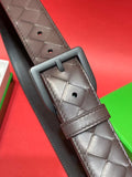 Bottega Veneta 826771V5N211019 Brown & Gray Designer Belt