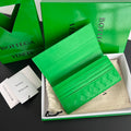 Bottega Veneta Green Designer Wallet Edition 13
