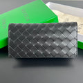 Bottega Veneta Black Designer Wallet Edition 36