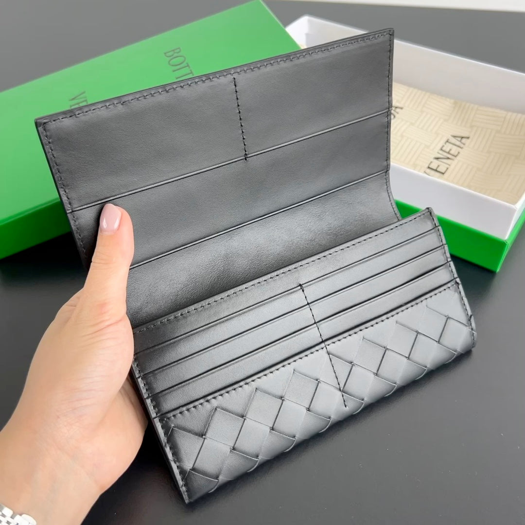 Bottega Veneta Gray Designer Wallet