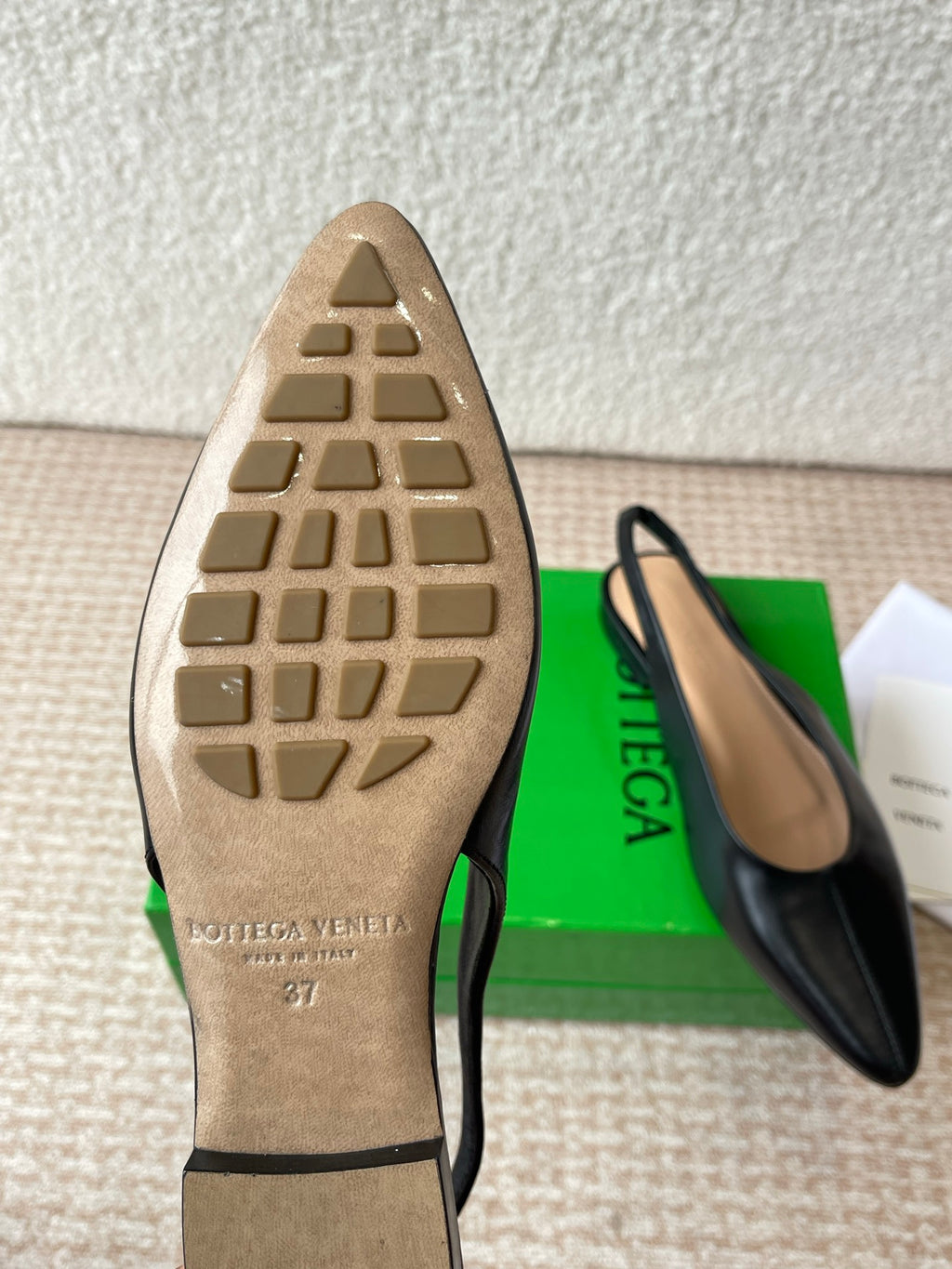 Bottega Veneta Black & Green Sandals EU 35-40 - detail image 9