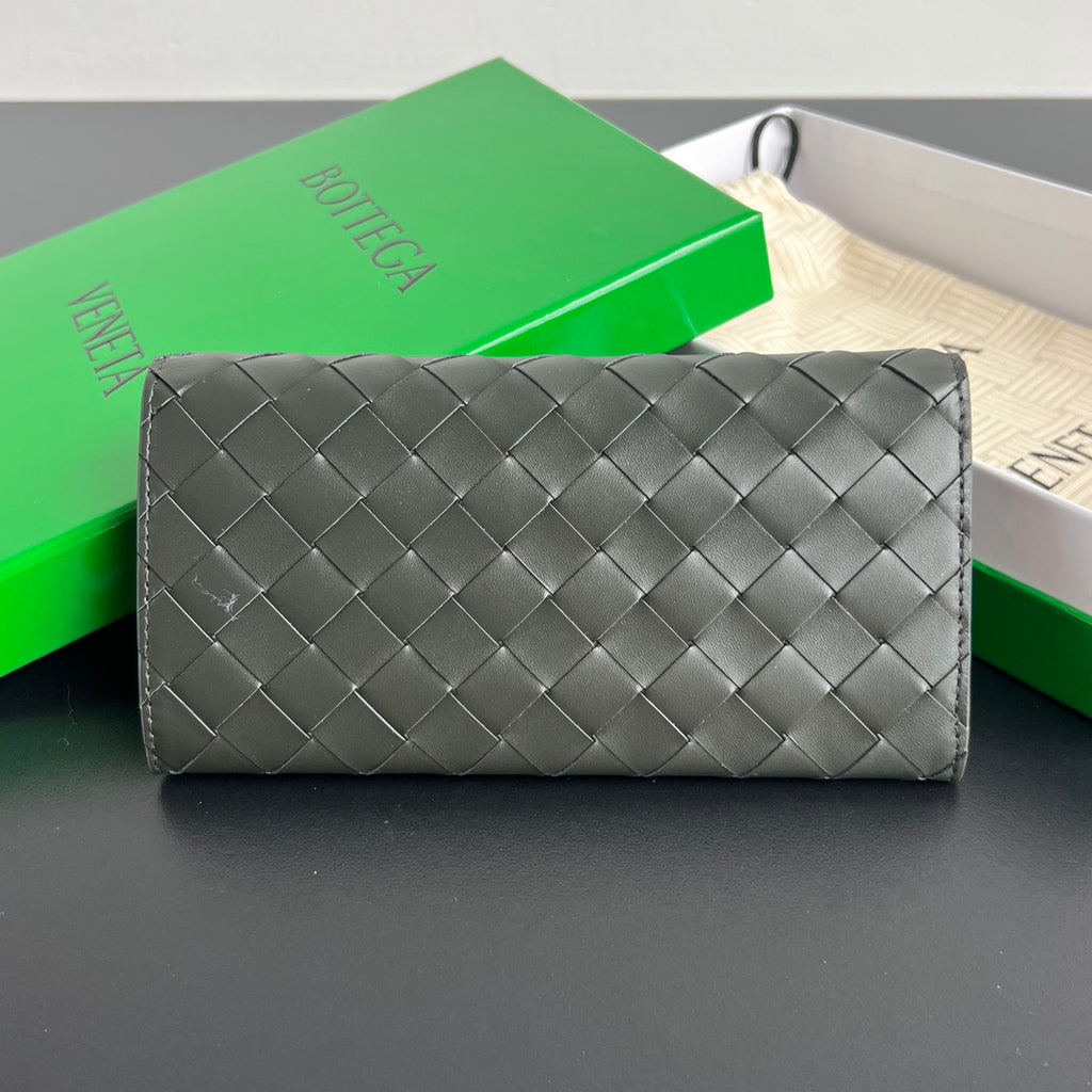 Bottega Veneta Charcoal Gray Designer Wallet Edition 3 - detail image 2