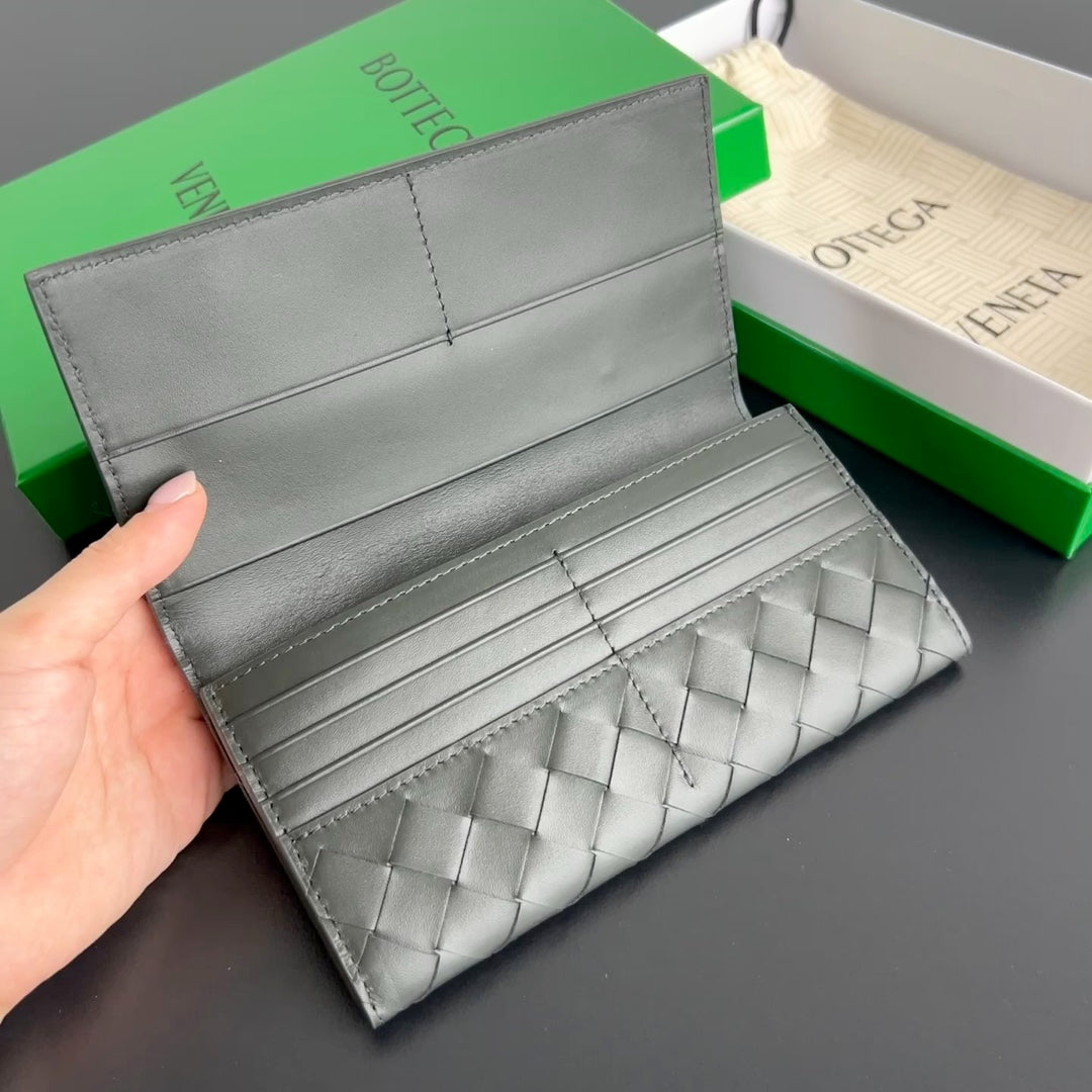 Bottega Veneta Gray Designer Wallet Edition 2