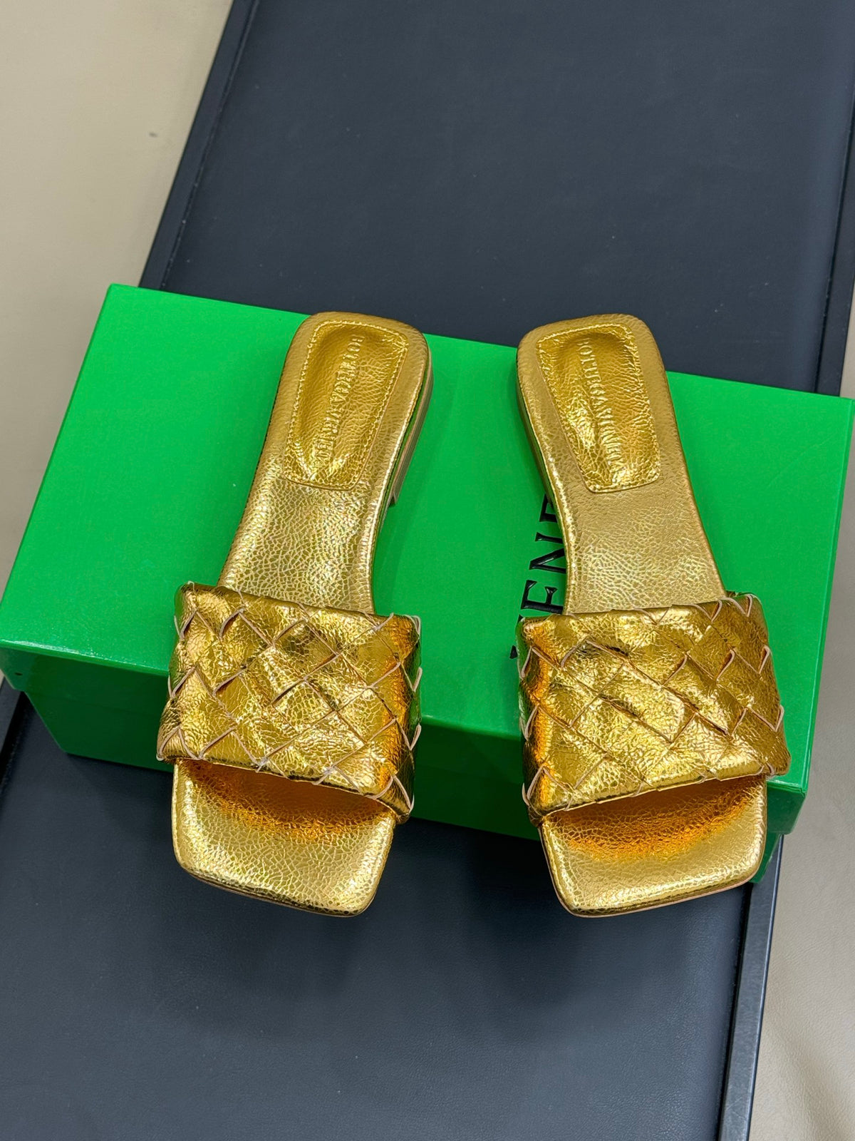 Bottega Veneta Yellow & Green Designer Shoes EU 35-41 - detail image 6