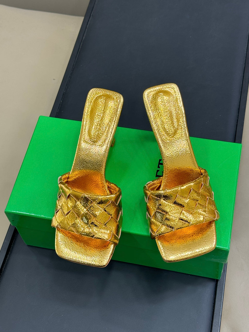 Bottega Veneta Yellow & Green Designer Shoes EU 35-41 - detail image 2