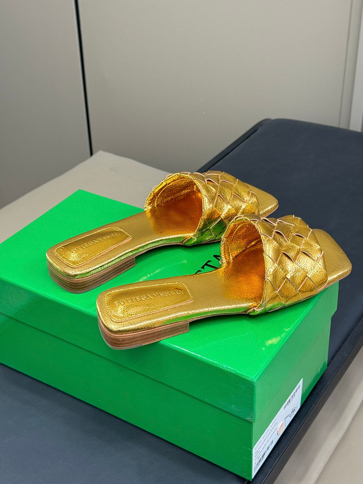 Bottega Veneta Yellow & Green Designer Shoes EU 35-41 - detail image 7