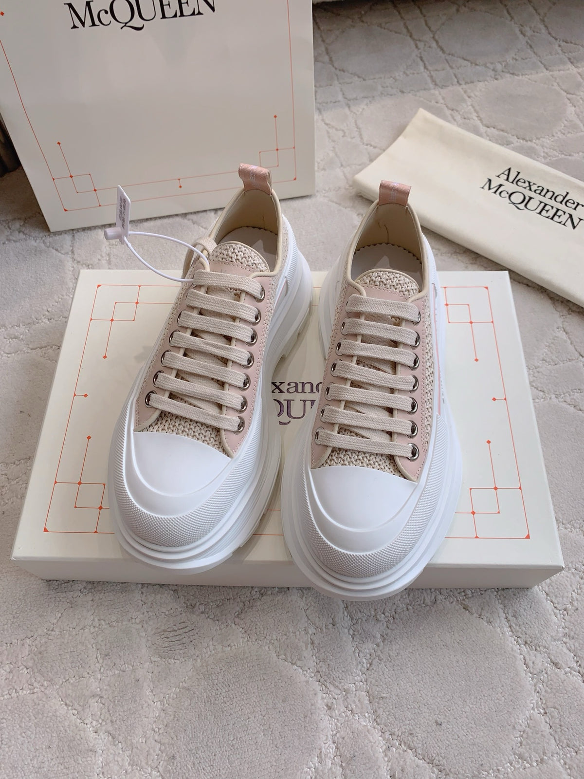 Alexander McQueen Gray Designer Shoes EU 35-44 Edition 5