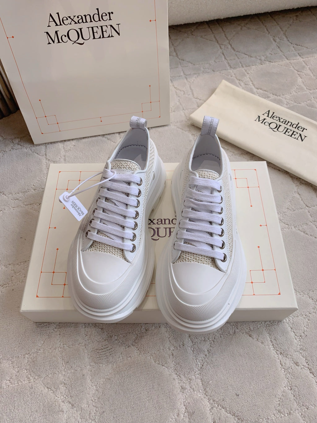 Alexander McQueen Gray Designer Shoes EU 35-44 Edition 4