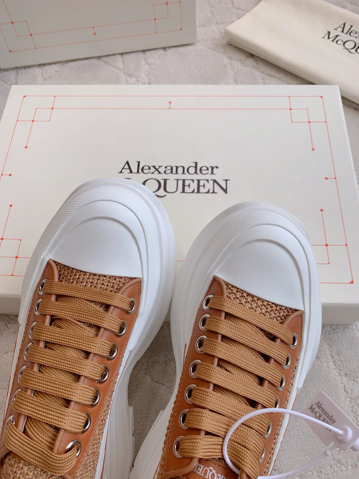 Alexander McQueen Brown Designer Shoes EU 35-44 Edition 34 - detail image 5