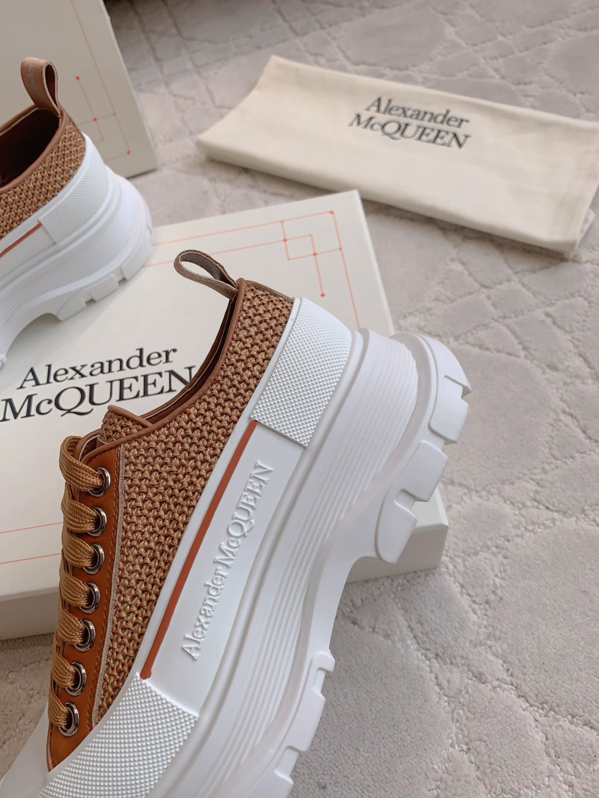 Alexander McQueen Brown Designer Shoes EU 35-44 Edition 34 - detail image 7